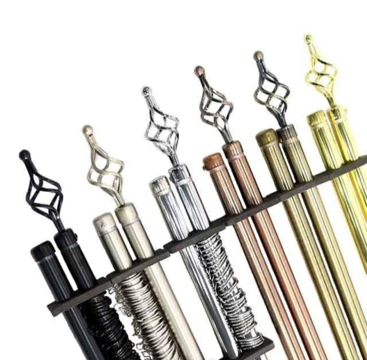 Double Adjustable Curtain Rods