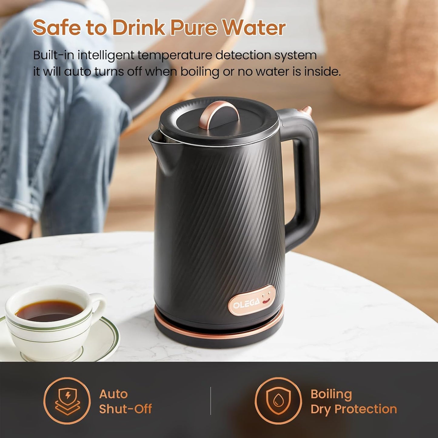 Sleek and Efficient Electric kettle