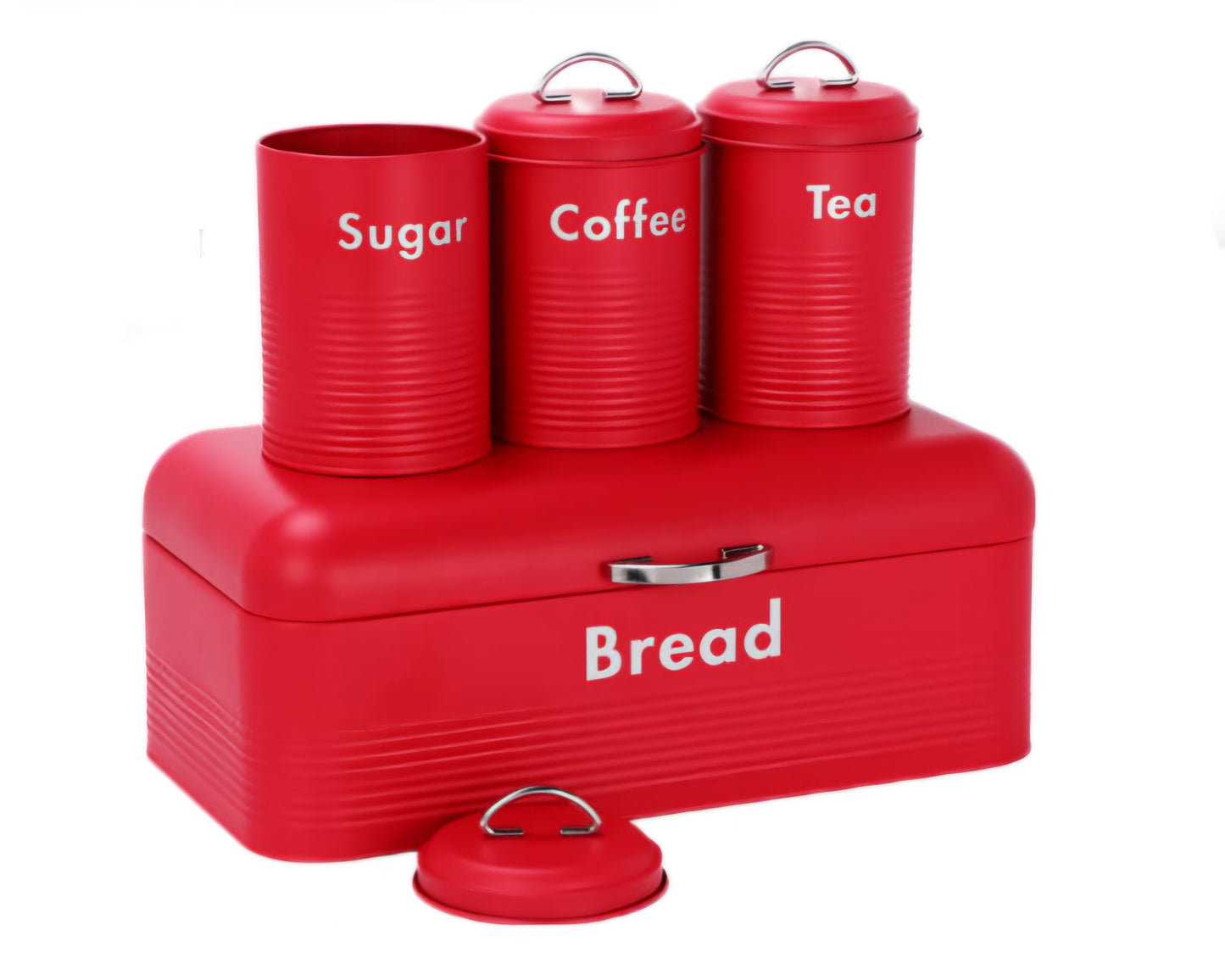 Bread bin canisters set