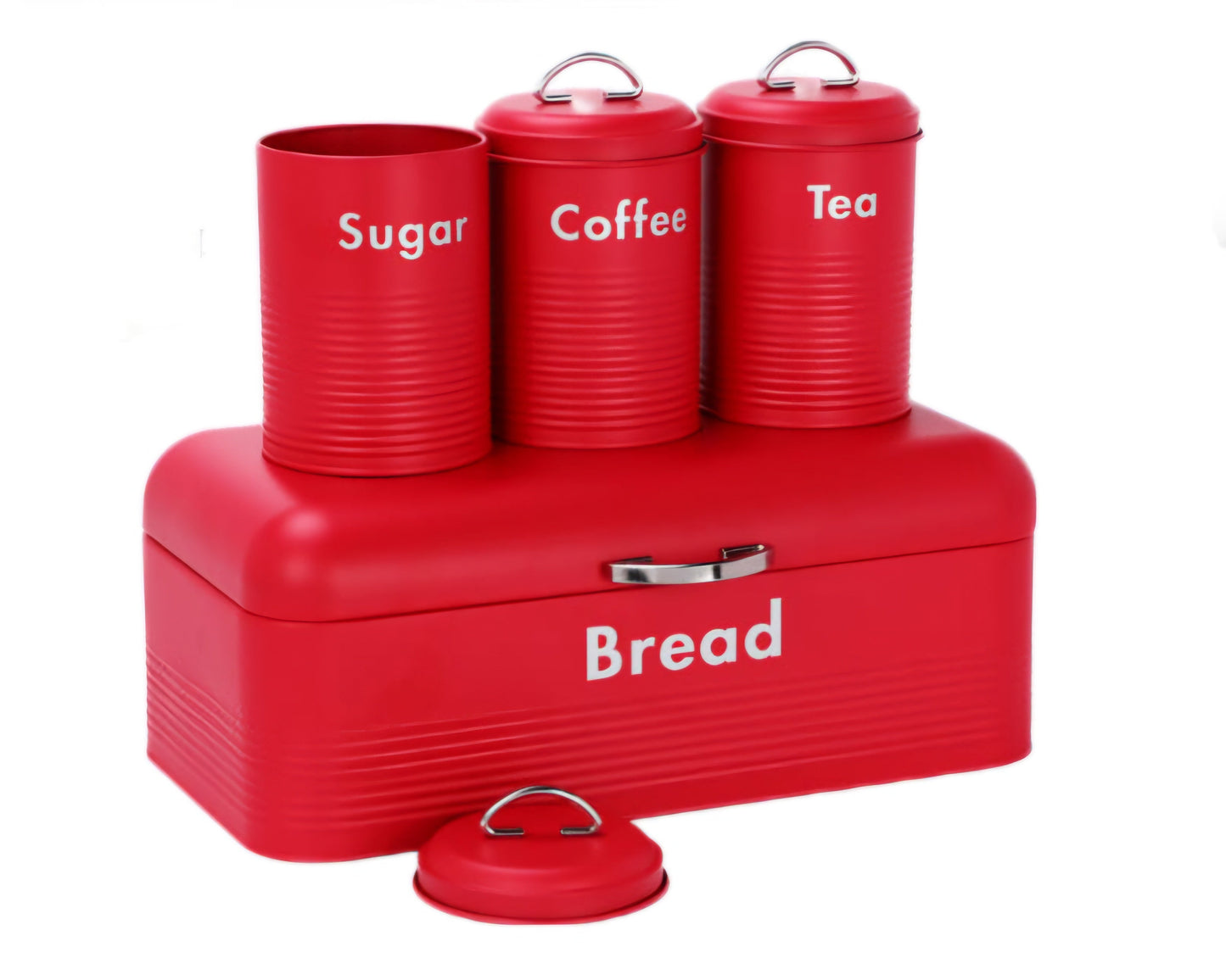 Bread bin canisters set