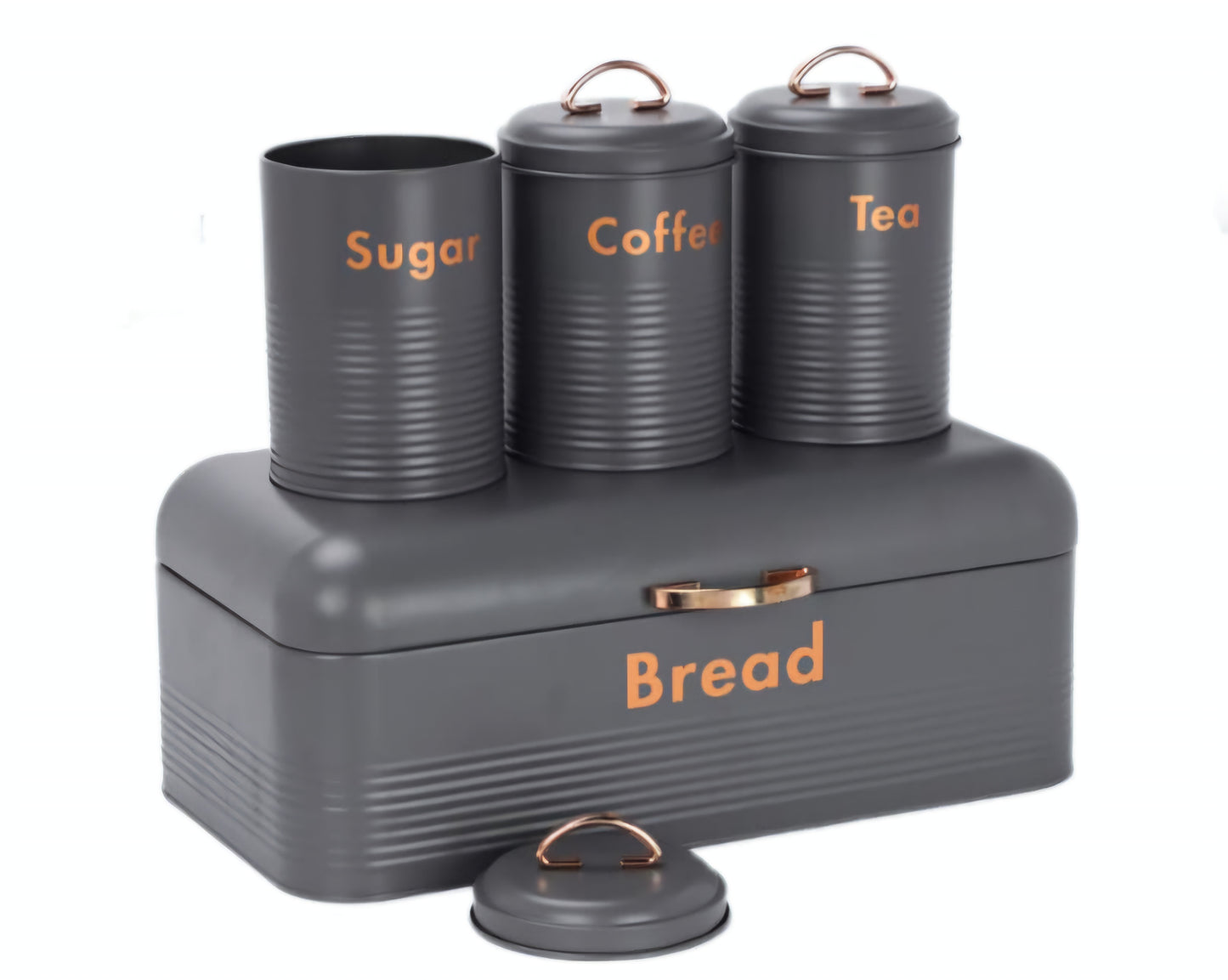 Bread bin canisters set