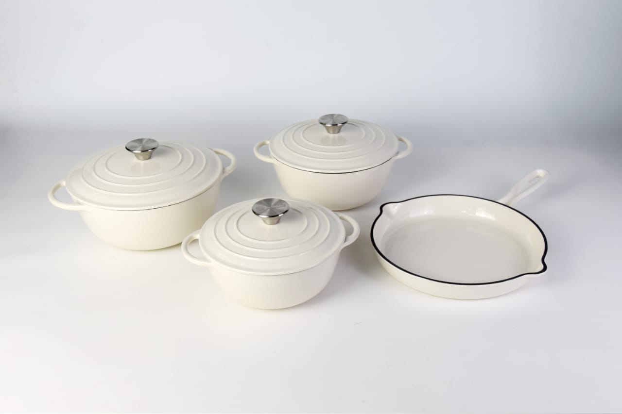 Cast iron pots